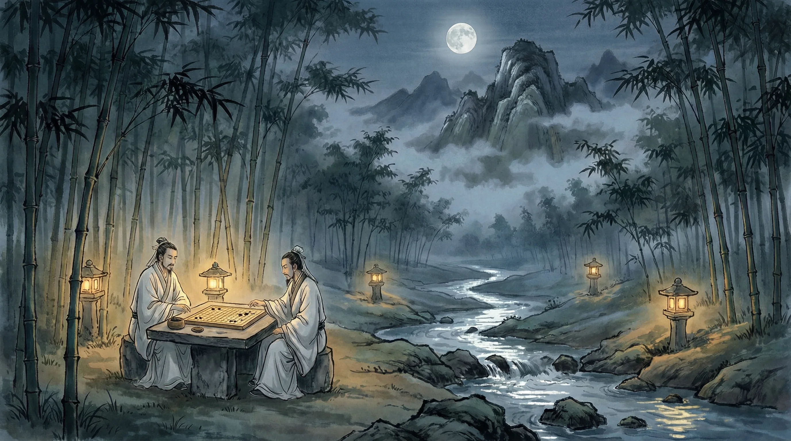 清风对弈 问鼎棋牌 月赛现场